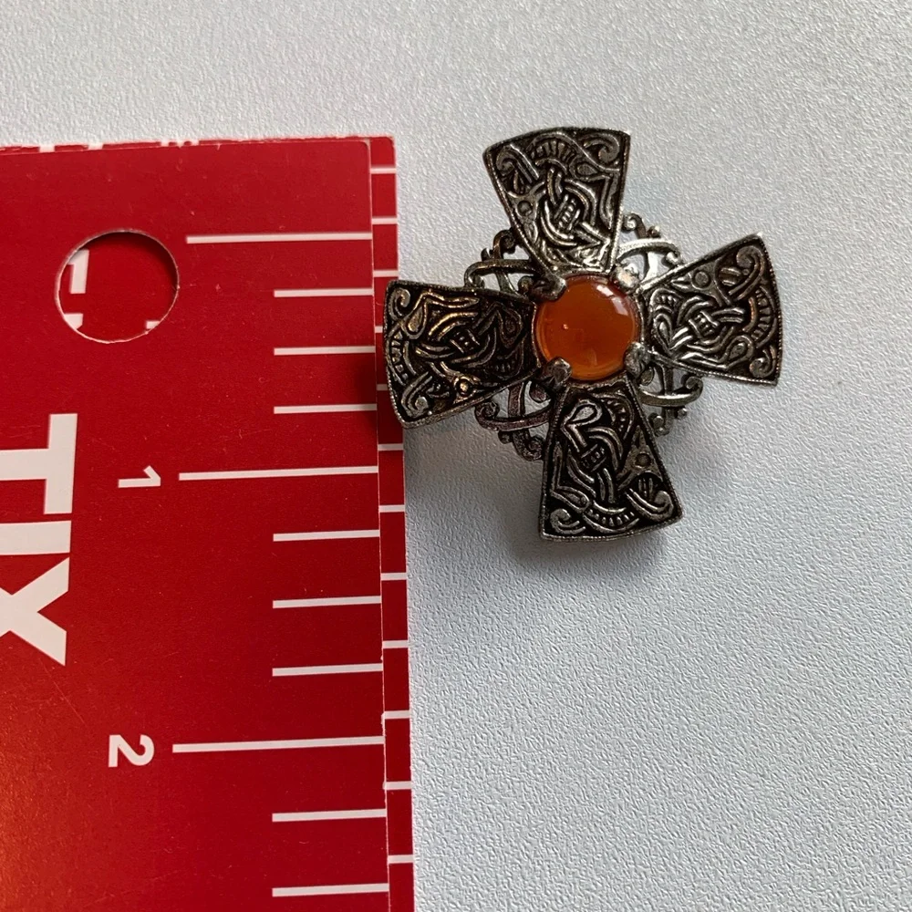 Scottish signed Miracle brooch.